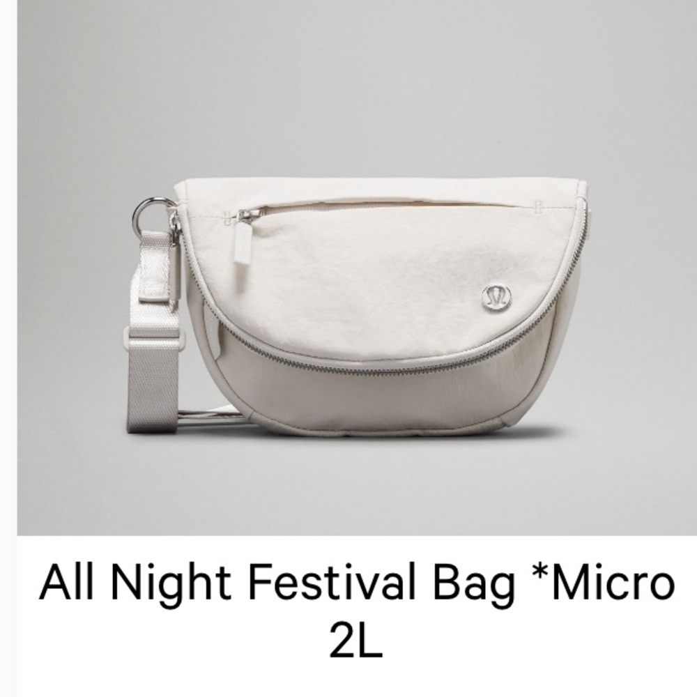 lululemon athletica White Mini Bag